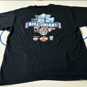 Vintage Harley-Davidson Black Bike Night T-Shirt York PA 2009